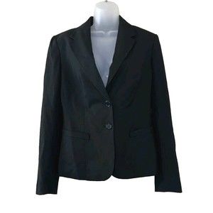 The Limited Womens Tailored Blazer Black Size 8 Long Sleeve
